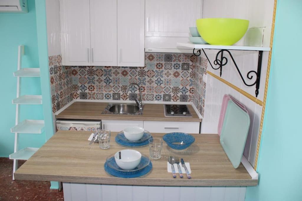Apartamento Vista Al Mar Piscina Playa 3 Min Aguadulce  Exterior foto